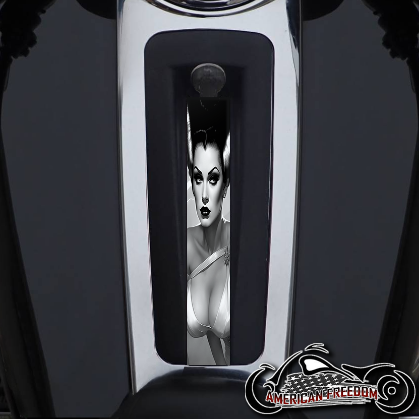 Harley Ultra Limited Dash Insert - Bride Frankenstein Pin Up